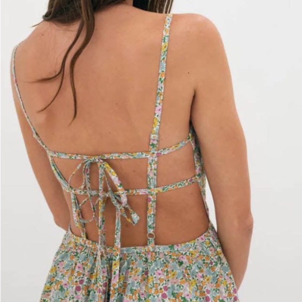 nwt FOR LOVE & LEMONS Midi Dress ✨ Size M - Picture 6 of 12